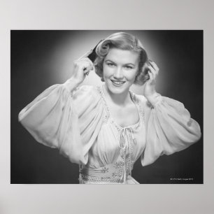 Woman in Dress 2 Poster