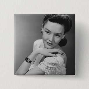 Woman in Evening Gown 15 Cm Square Badge