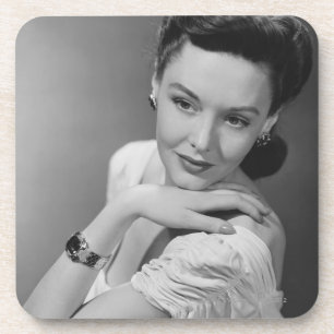 Woman in Evening Gown Coaster
