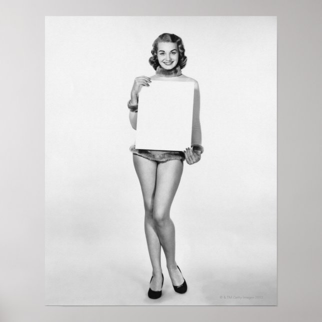 Woman in Fur Poster (Front)