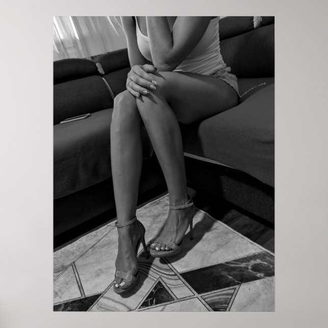 Woman in high heels poster (Front)