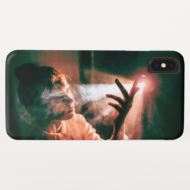 Woman in Light and Smoke Case-Mate iPhone Case (Back (Horizontal))