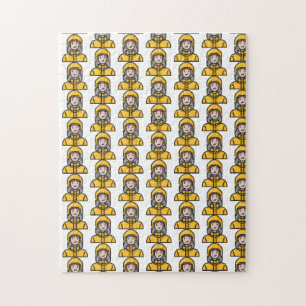 woman in raincoat jigsaw puzzle