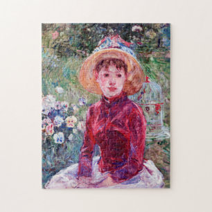 Woman in Red, Berthe Morisot Jigsaw Puzzle