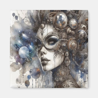 Woman in Space Magnet