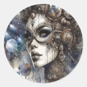 Woman in Space stickers