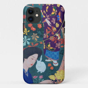 Woman in the Flower Garden, Goyō Hashiguchi iPhone 11 Case