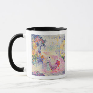 Woman in the Park, 1909 (oil on canvas) Mug