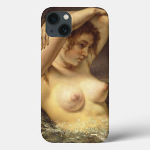 Woman in the Waves by Gustave Courbet iPhone 13 Case
