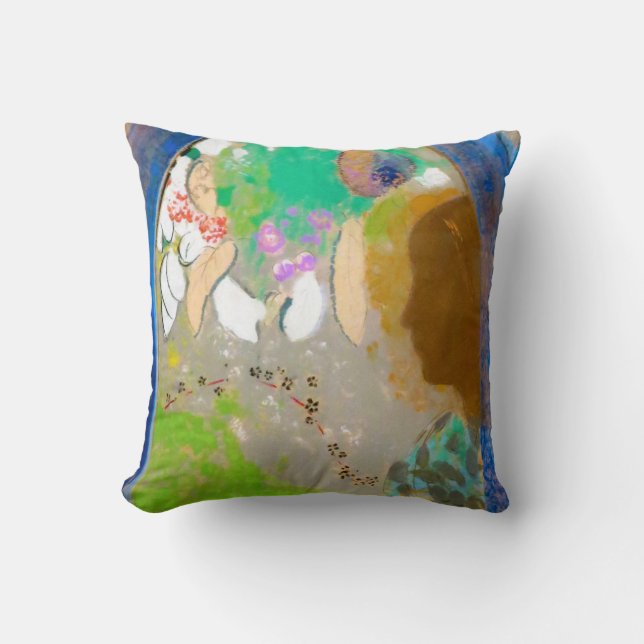 Woman in the Window, Redon Cushion (Front)
