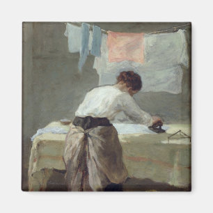 Woman Ironing Magnet