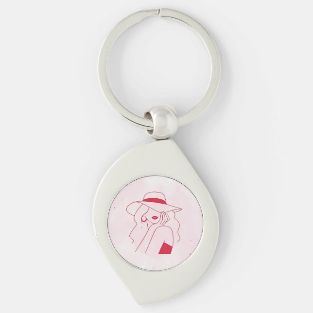 Woman Key Ring (Front)