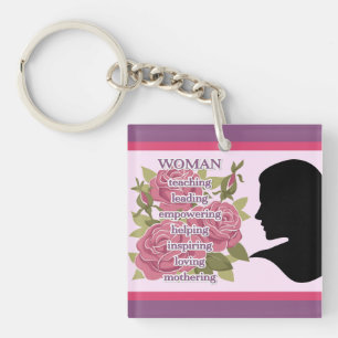 Woman Key Ring