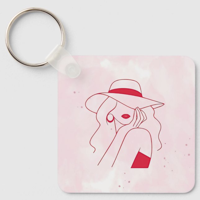 Woman Key Ring (Front)