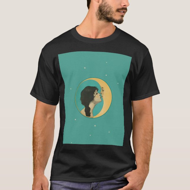 Woman Kissing Moon (Dear Old Dixie Moon) Original T-Shirt (Front)