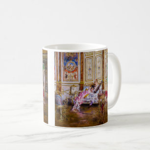 Woman Laying a Lyre and a Listener by Boldini Coffee Mug