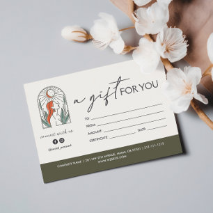 Woman Leaves Moon Arch gift for you