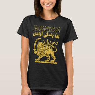 Woman Life Freedom Iran Zan Zendegi Azadi Shirzan T-Shirt