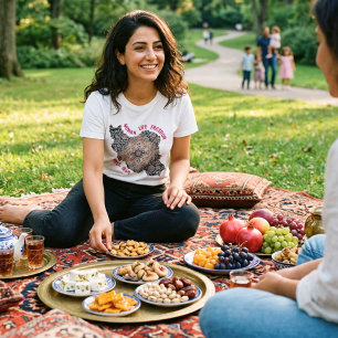 Woman Life Freedom   Persian Rug Red T-Shirt