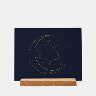 Woman Line Art Personalized Poster