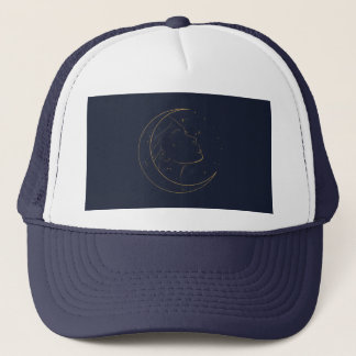 Woman Line Art Personalized Trucker Hat