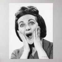Woman Making Face