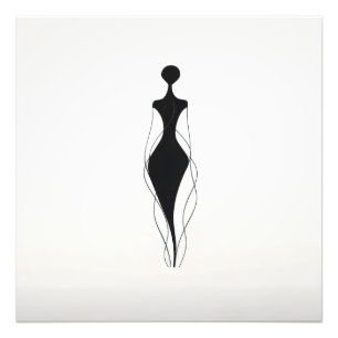 Woman Minimalism Photo Print