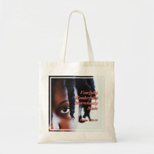 Woman of Colour Christian Bible Verse Tote Bag
