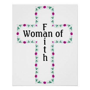 Woman of faith poster