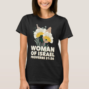 Woman of Israel Botanical Messianic Hebrew Roots T-Shirt