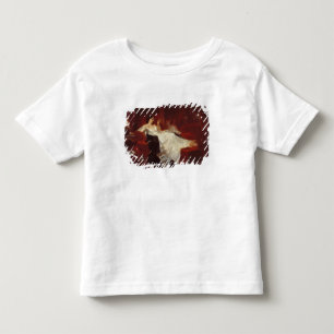 Woman on a red sofa toddler T-Shirt