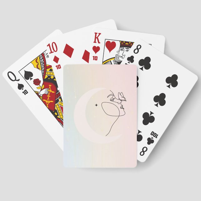 Woman Playing Cards (Back)