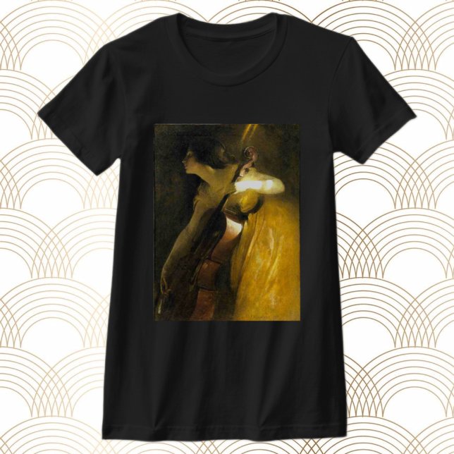 Woman Playing Cello T-Shirt (Creator Uploaded)
