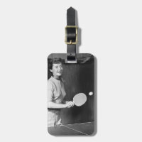 Woman Playing Table Tennis