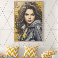 Woman Portrait in Street Art