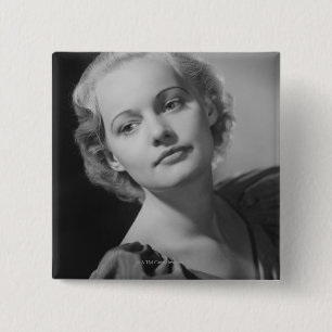 Woman Posing 2 15 Cm Square Badge