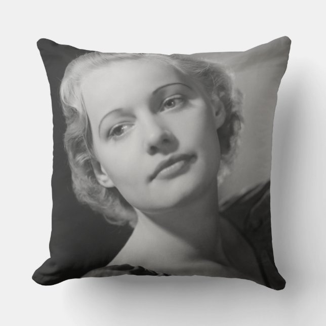 Woman Posing 2 Cushion (Front)