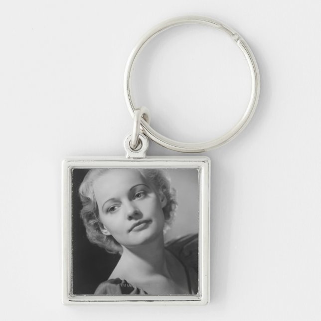 Woman Posing 2 Key Ring (Front)