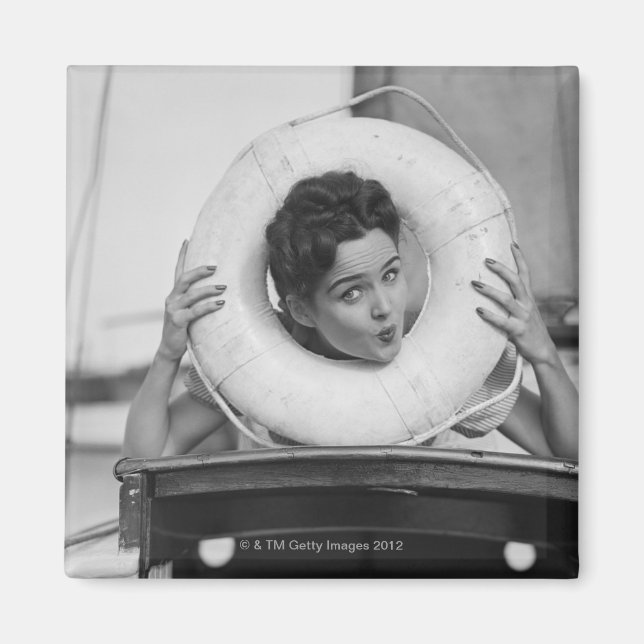 Woman Posing 3 Magnet (Front)