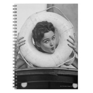 Woman Posing 3 Notebook