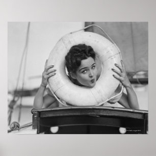 Woman Posing 3 Poster