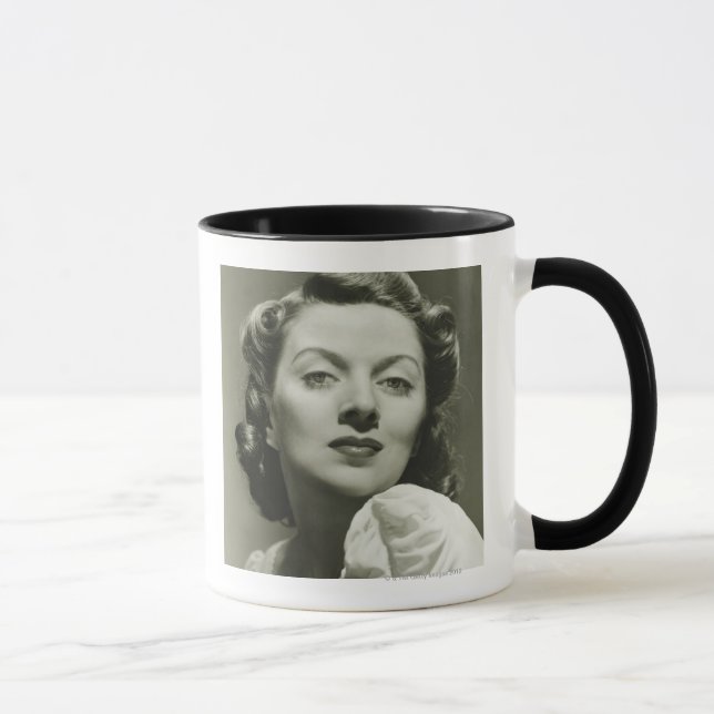 Woman Posing in Studio 2 Mug (Right)