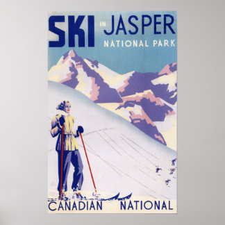 Woman Posing Open Slopes Poster