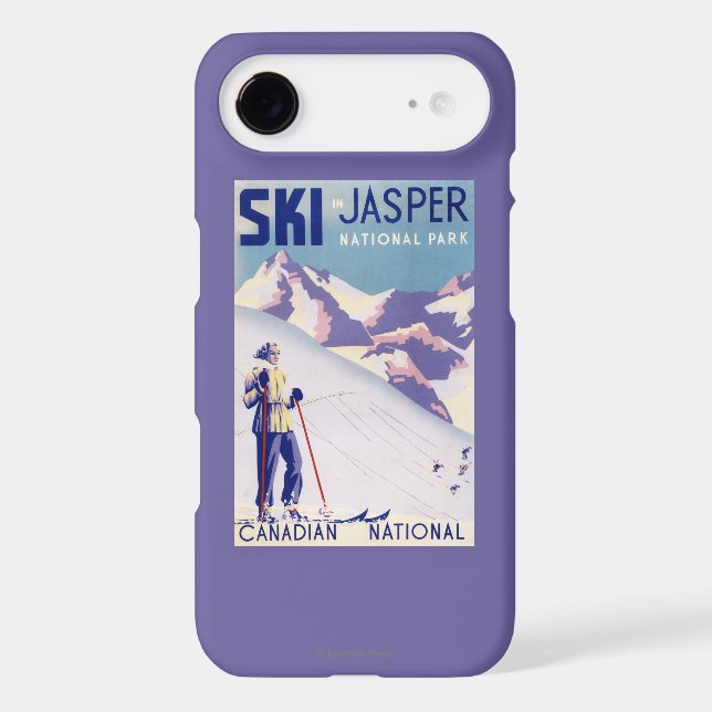 Woman Posing Open Slopes Poster Case-Mate iPhone Case (Back)