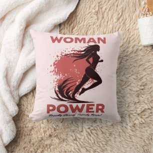 Woman Power Decorative Pillow