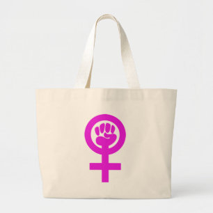 Woman Power Large Tote Bag