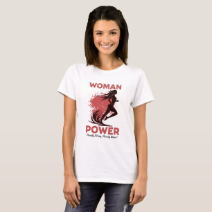 Woman Power Strong & Brave T-Shirt