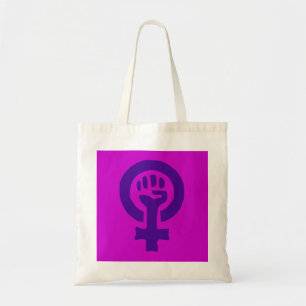 Woman power tote bag