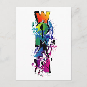 Woman Power Worn Proud Postcard