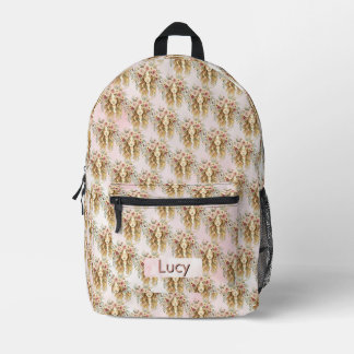 Woman Printed Backpack